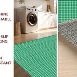 Elegant Checkered Decor(Green)