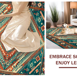 Rustic Patterned Elegance Statement(Blue)