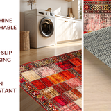 Elegant Mixed Motif in Diverse Tones(Red)