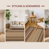 Chic Contemporary Textured Mat(Beige)