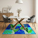 Playful Cartoon Frogs Area Rug