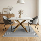 Infinite Tunnel Optical Illusion Area Rug