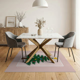 Festive Christmas Tree Kids Cartoon Rug