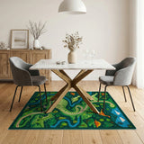 Dinosaur Adventure Kids Play Rug