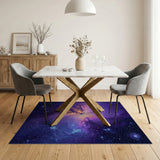 Cosmic Nebula Galaxy Multi-color and Patterns Area Rug