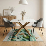 Global Forest World Map Adventure Rug