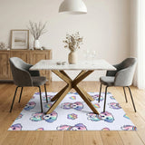 Kids Cartoon Rainbow Puppy Kids Cartoon Area Rug