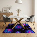 Cosmic Floral Burst Area Rug