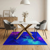 Multi-color and Patterns Abstract Area Cosmic Nebula Galaxy Area Rug