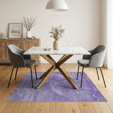 Purple Abstract Fish Silhouette Area Rug