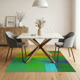 Vibrant Multi-Color Grid Plaid Area Rug