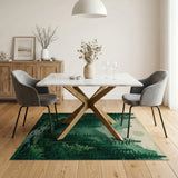 Serene Forest Valley River Area Rug