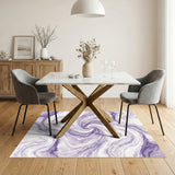 Purple Swirl Vortex Area Rug