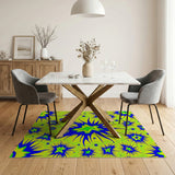 Multi-color and Patterns Vibrant Starburst Geometric Area Rug