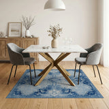 Indigo Blue Persian Area Rug