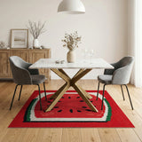 Watermelon Slice Fruit Area Rug