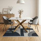 Abstract Geometric Modern Area Rug
