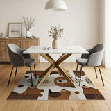 Adorable Bear Leaf Kids Area Rug