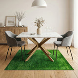 Plush Green Grass Shag Area Rug