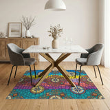 Vibrant Compass Travel Area Rug