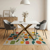 Whimsical Fruit Shapes Area Rug