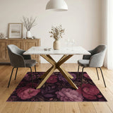 Purple Floral Vintage No. 16 Area Rug