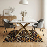 Heritage Tribal Pyramid Geometric Area Rug