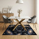 Cosmic Vortex Galaxy Area Rug