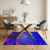 Starry Cosmic Goddess Boho Area Rug