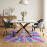 Radiant Starburst Multi-Color Abstract Area Rug