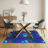 Neon Globe City Geometric Area Rug