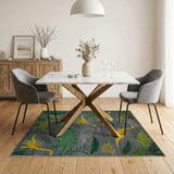 Multi-color and Patterns Dinosaur Jungle Kids Area Rug