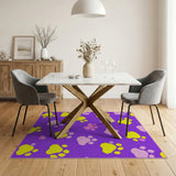 Playful Paw Prints Area Rug