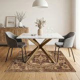 Heritage Tribal Brown Medallion Area Rug