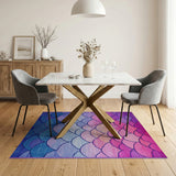 Mermaid Scales Gradient Area Rug