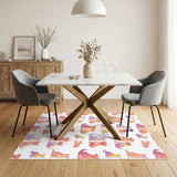 Colorful Cartoon Pets Kids Area Rug