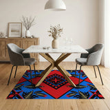 Bold Tribal Feather Arrow Area Rug