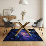 Multi-color and Patterns Cosmic Galaxy Nebula Area Rug