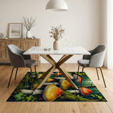 Enchanted Mushroom Forest Cluster Area Rug
