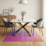 Sunset Ombre Striped Area Rug
