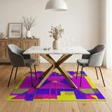 Vibrant Geometric Multi-Color No. 25 Area Rug