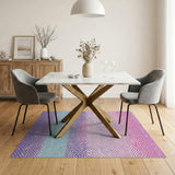 Ombre Scale Multi-Color Area Rug