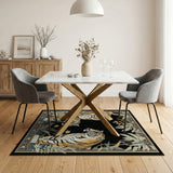 Majestic Tiger Trio Jungle Rug