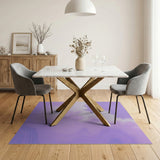 Abstract Area Purple Purple Wavy Abstract Area Rug