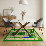 Kids ABC Alphabet Animals Learning Rug