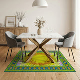 Radiant Sun Traditional Persian Area Rug