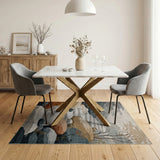 Misty Mountain Stone Path Area Rug