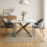 Cream Beige Traditional Persian Floral Rug