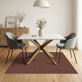 Brown Textured Rustic Area Rug