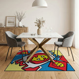 Explosive Dollars Pop Art Area Rug